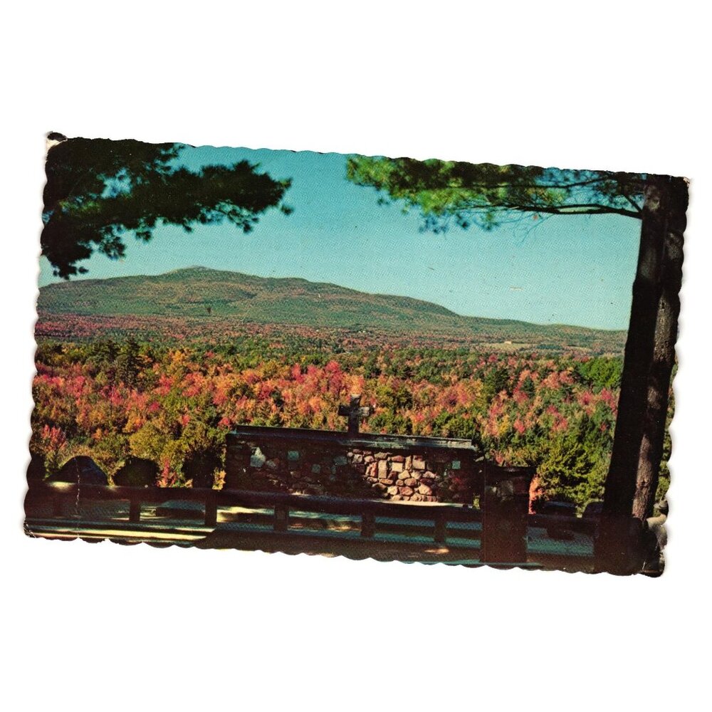 Cathedral Of The Pines Rindge NH Vintage Postcard World War II Memorial Outdoor